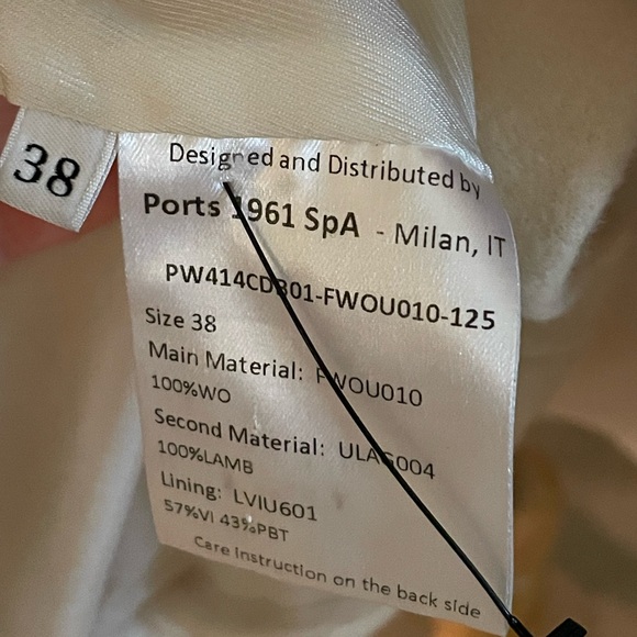 Beautiful Ports 1961 100% Wool peacoat, Made in Italy - Picture 11 of 16